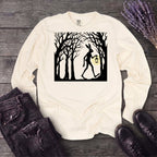 tall rabbit spooky easter Long Sleeve T-Shirt