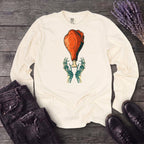 Skeleton Turkey Leg Long Sleeve T-Shirt