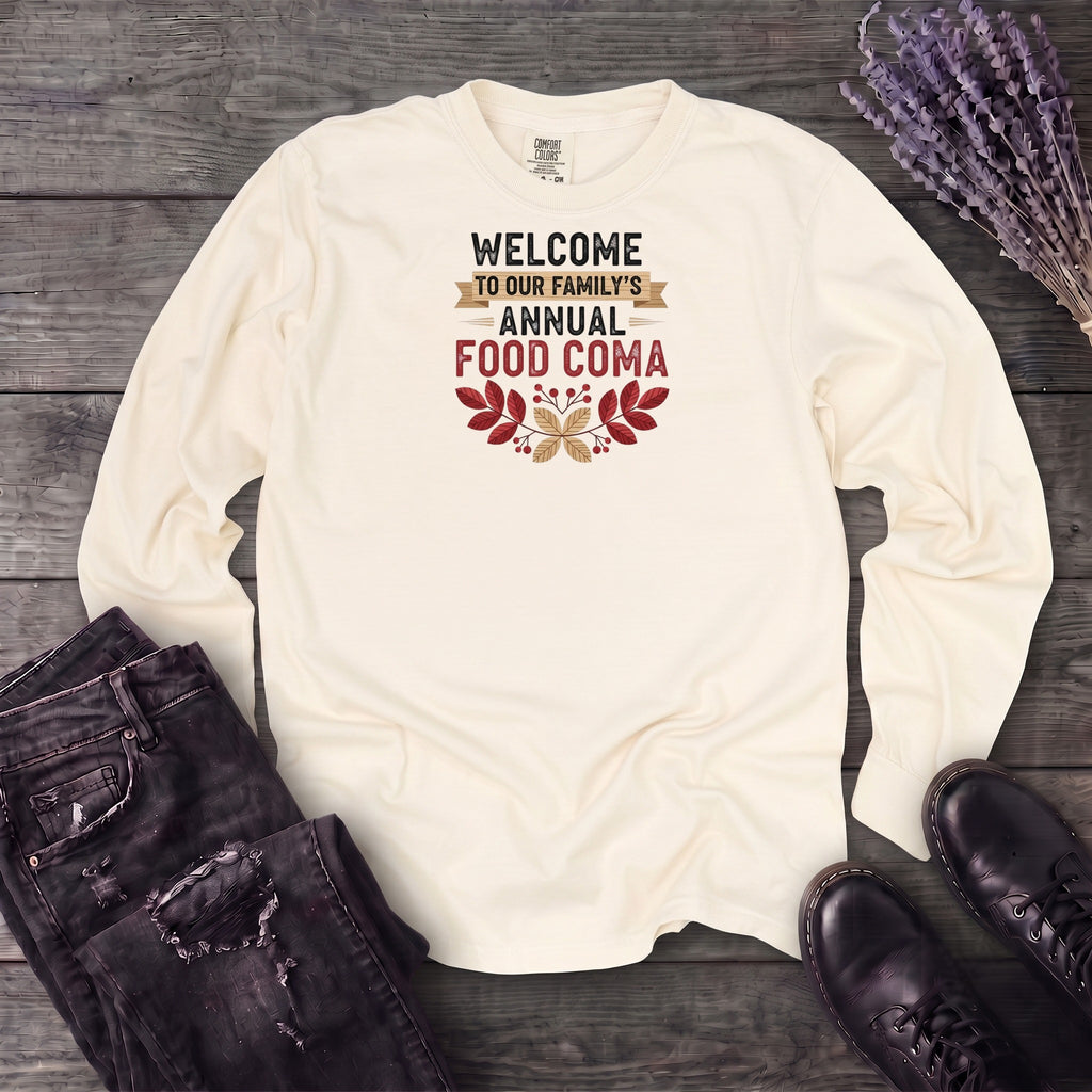 Food Coma Long Sleeve T-Shirt