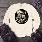 Skeleton Husky Hug Long Sleeve T-Shirt