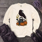 Raven Pumpkin Patch Long Sleeve T-Shirt