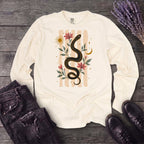 Serpent In Bloom Long Sleeve T-Shirt