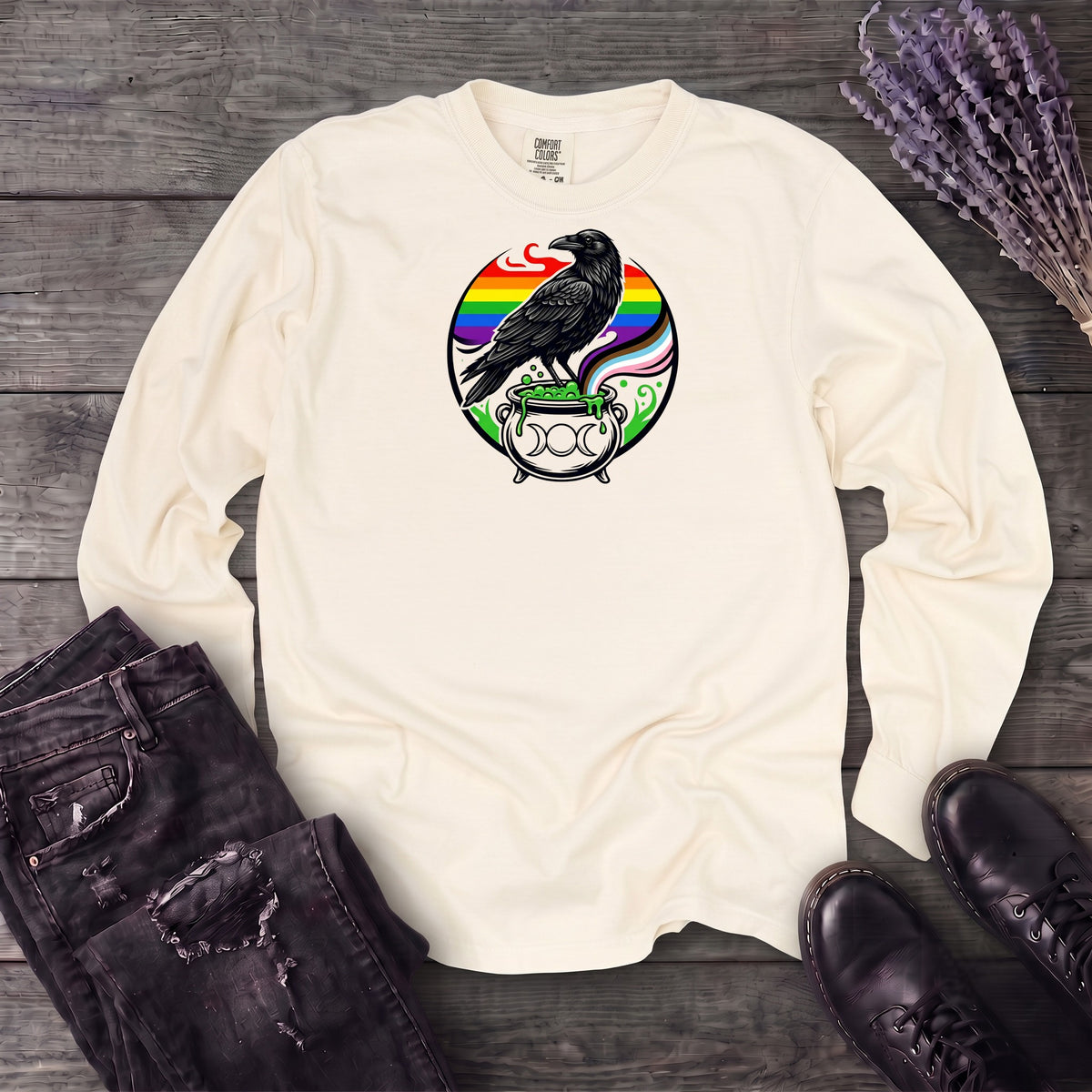 Raven Pride Long Sleeve T-Shirt