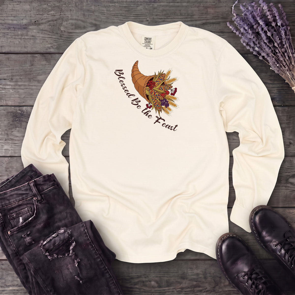 Blessed Be The Feast Long Sleeve T-Shirt