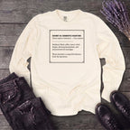 Museum Exhibit Card Long Sleeve T-Shirt