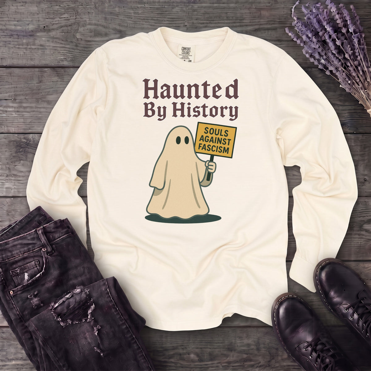 Haunted By History Long Sleeve T-Shirt