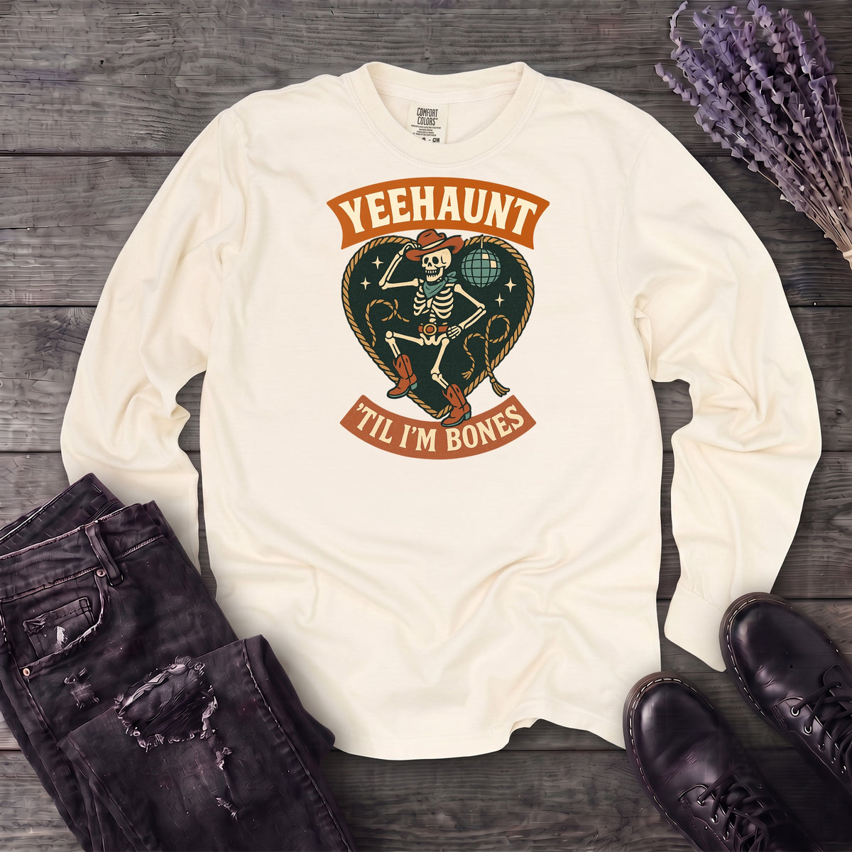 Yeehaunt Til Im Bones Long Sleeve T-Shirt