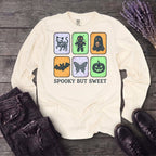 Spooky But Sweet Grid Long Sleeve T-Shirt