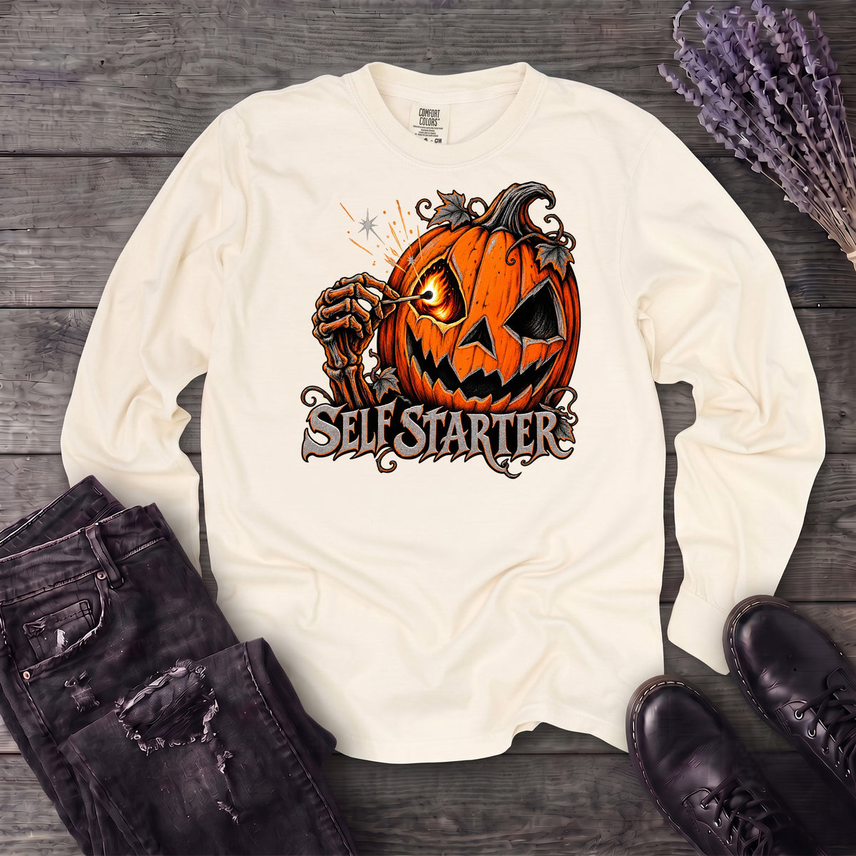 Self Starter Long Sleeve T-Shirt