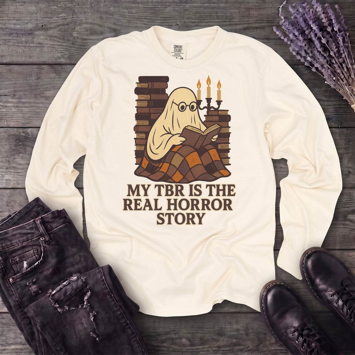 My Tbr Is The Real Horror Story Long Sleeve T-Shirt