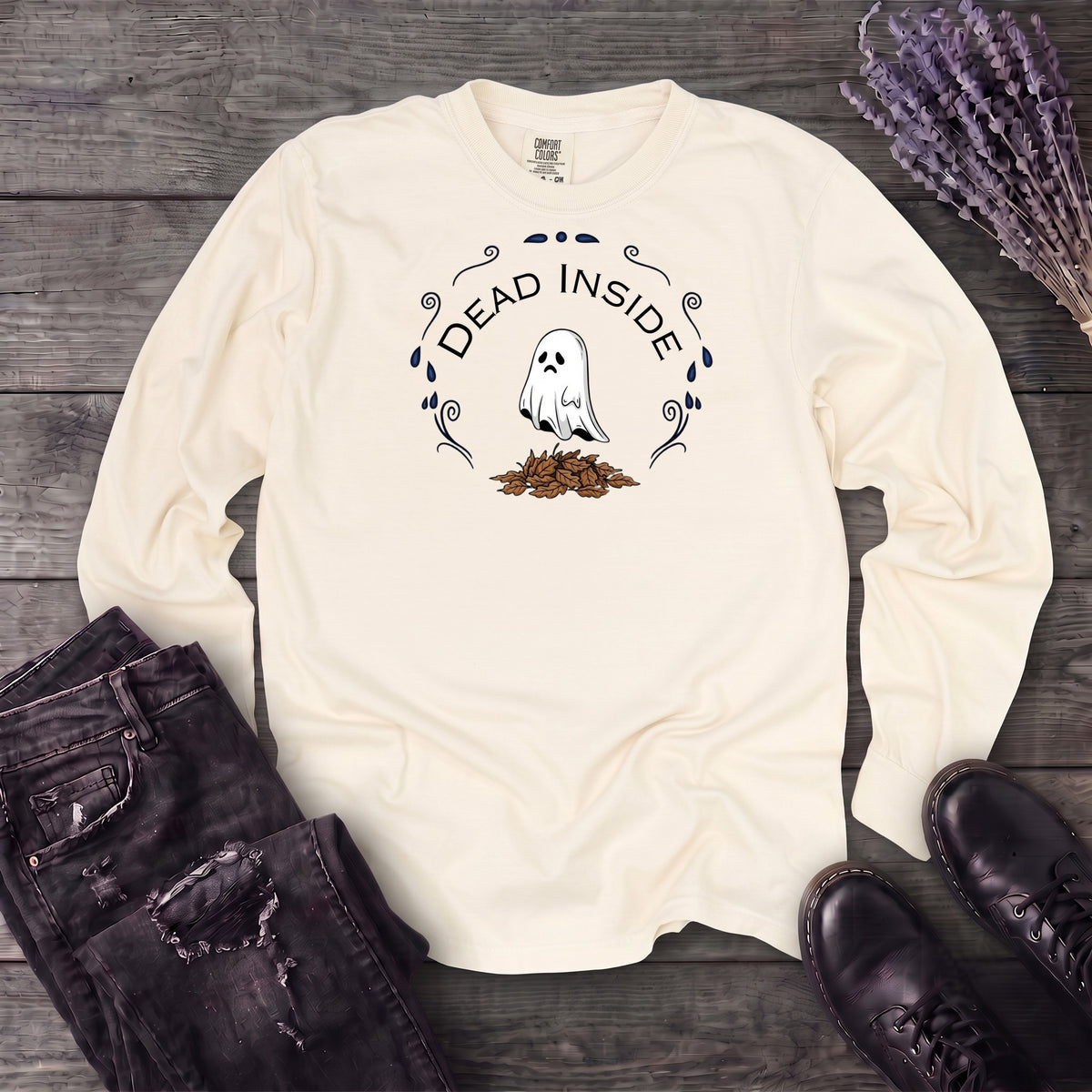 Dead Inside Ghost Long Sleeve T-Shirt