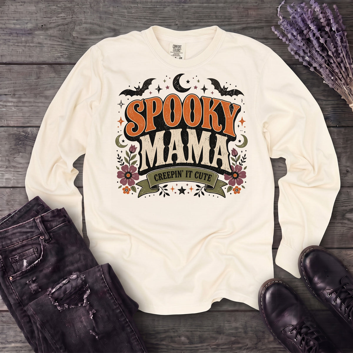 Spooky Mama Long Sleeve T-Shirt