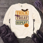 Trick Treat Repeat Muted Long Sleeve T-Shirt