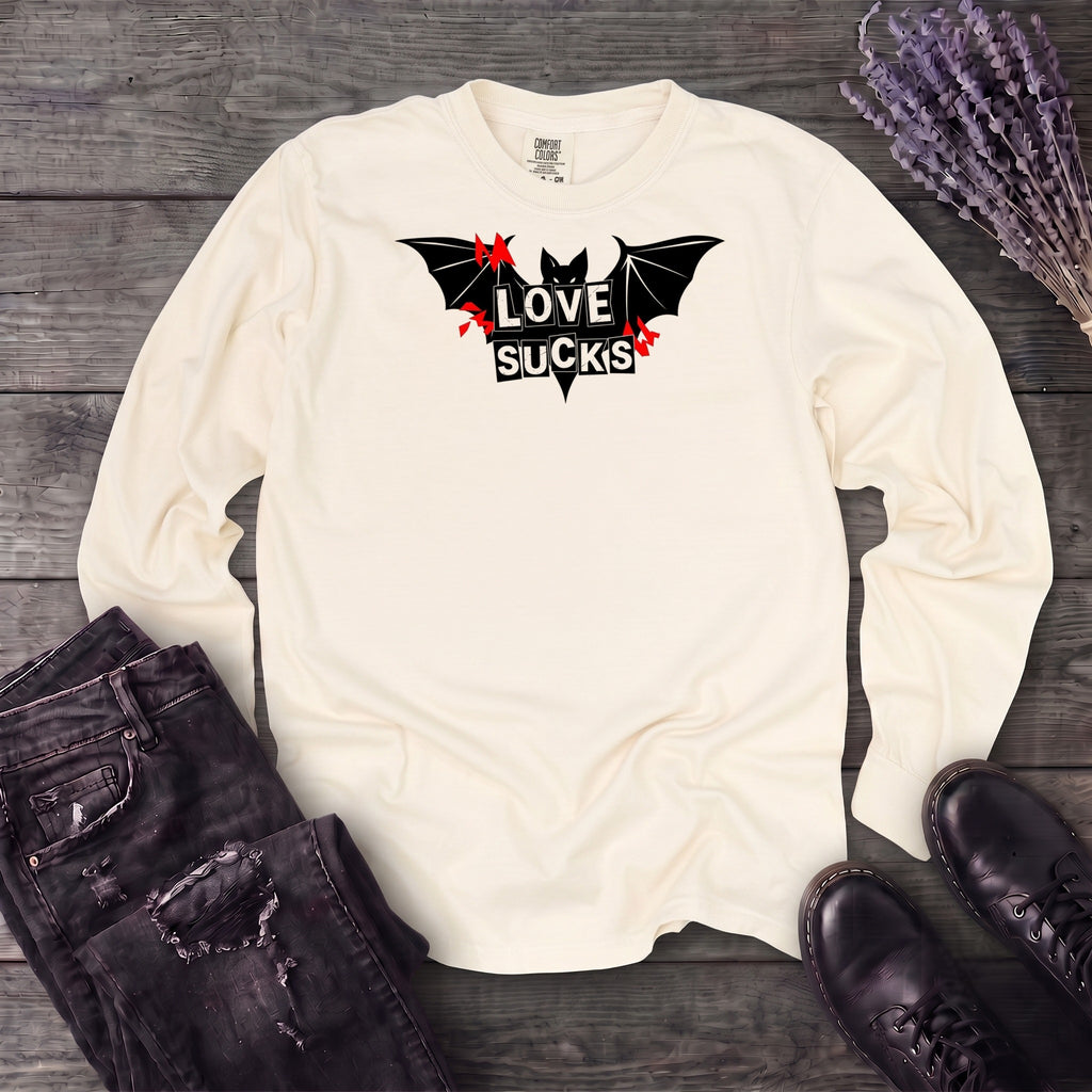 Love Sucks Punk Bat Long Sleeve T-Shirt
