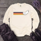 Retro Ghost Long Sleeve T-Shirt