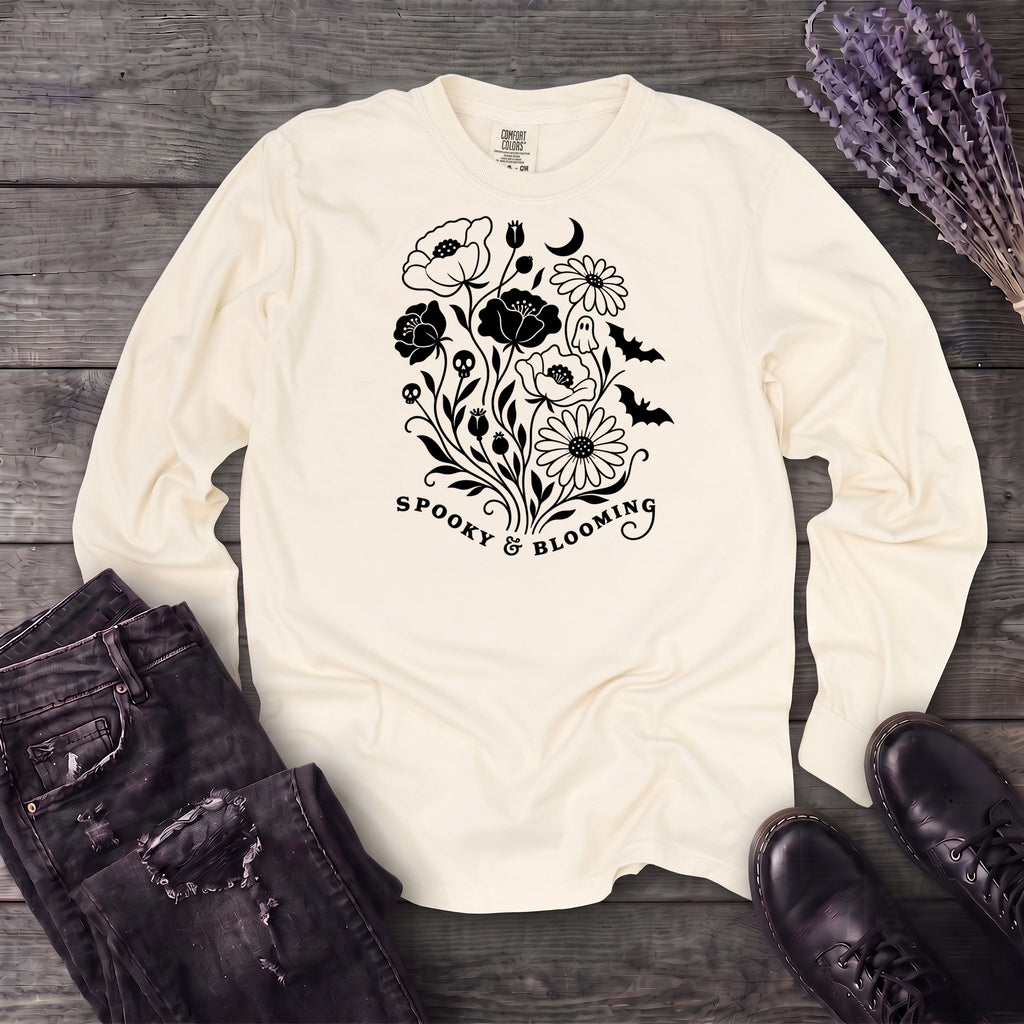 Spooky and Blooming Long Sleeve T-Shirt