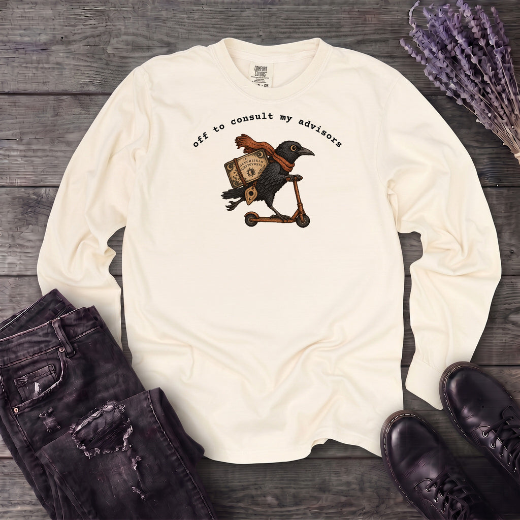 Off To Consult My Advisors Long Sleeve T-Shirt