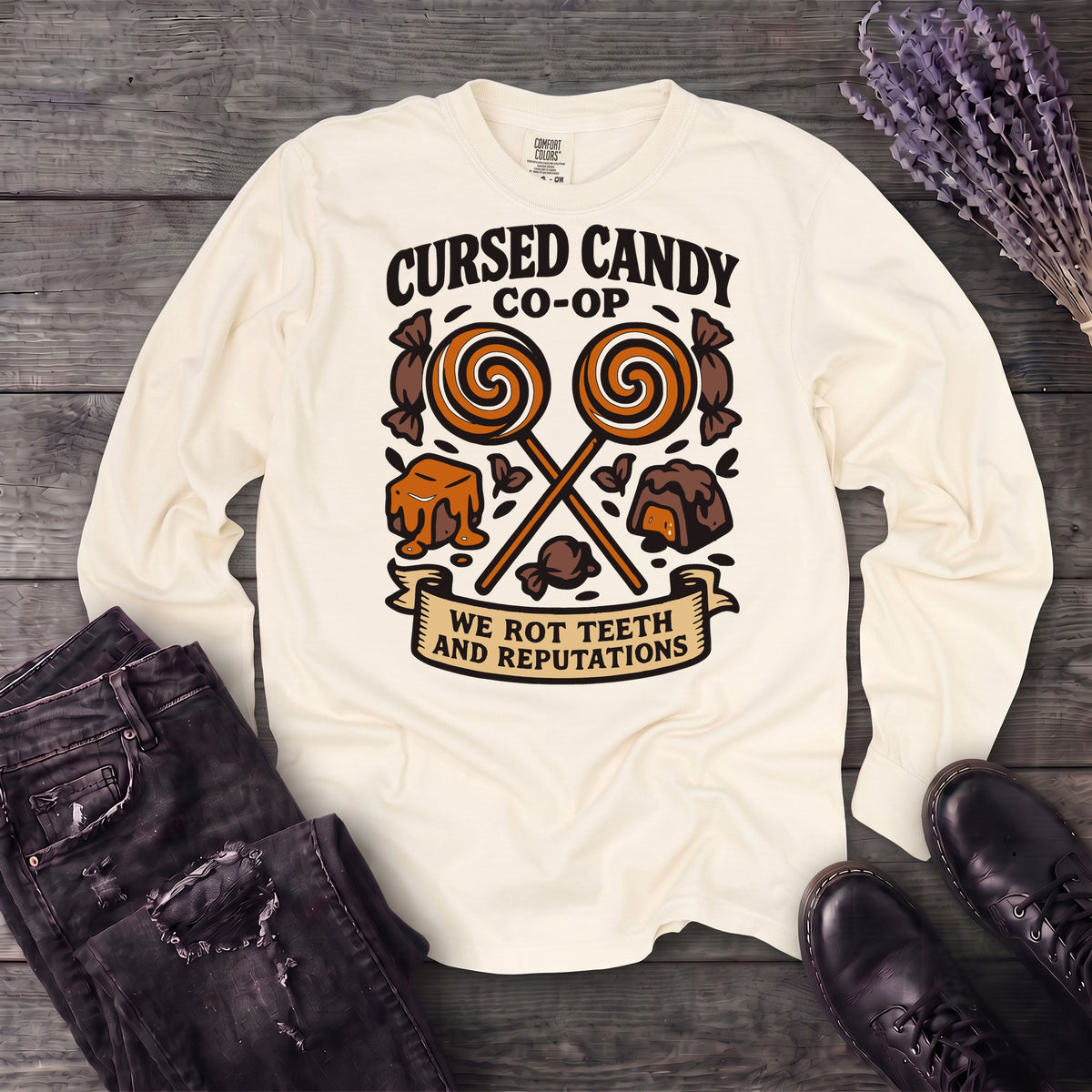Cursed Candy Co Op Long Sleeve T-Shirt