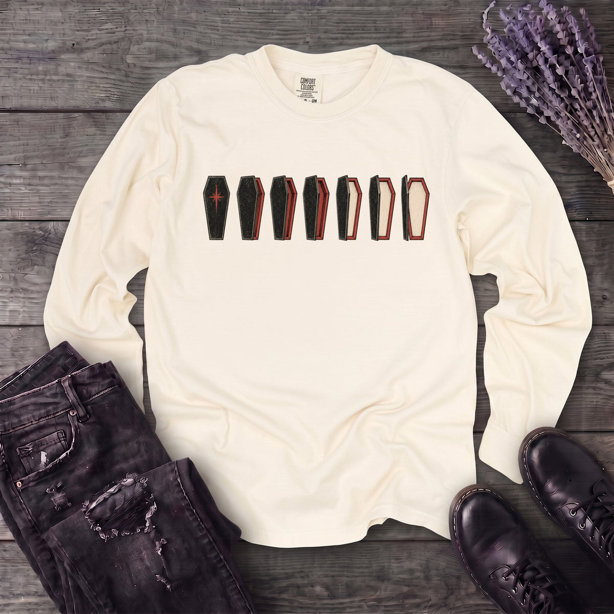 Coffin Evolution Long Sleeve T-Shirt