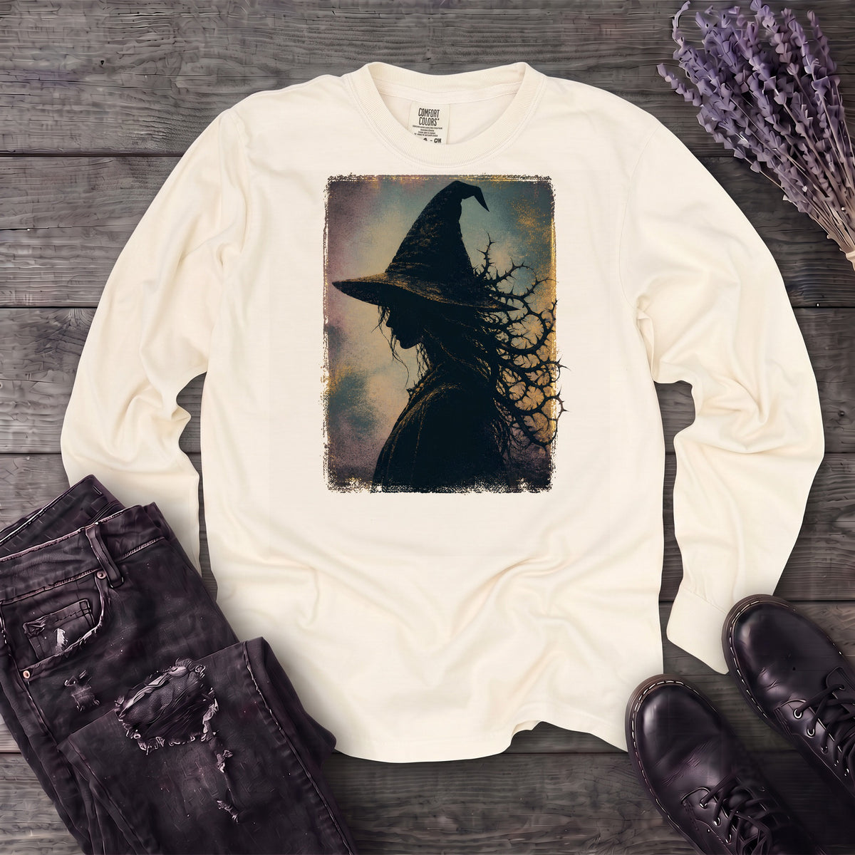 Brambles And Shadows Witch Long Sleeve T-Shirt