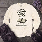 Stories End But Hautings Linger Long Sleeve T-Shirt