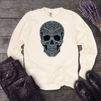 Filigree Skull Long Sleeve T-Shirt