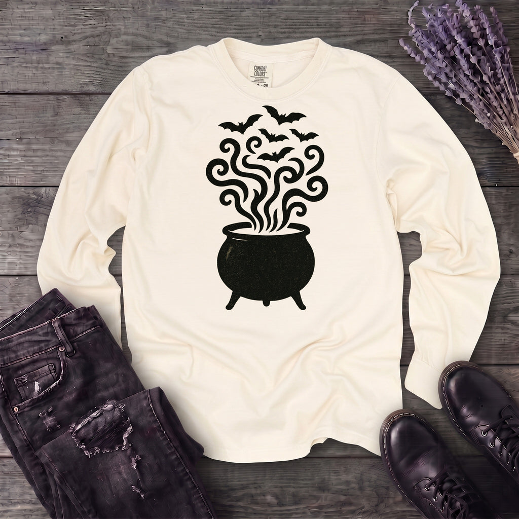 Bat Cauldron Long Sleeve T-Shirt