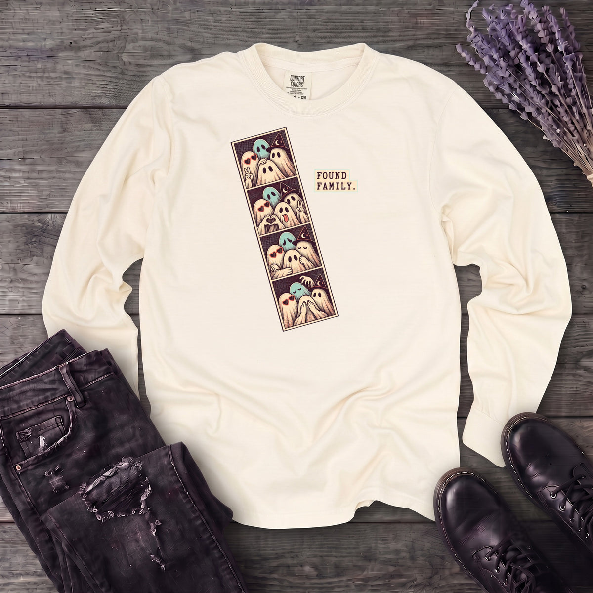Found Family Photobooth Long Sleeve T-Shirt