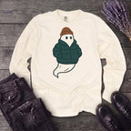 Puffer Coat Ghost Long Sleeve T-Shirt