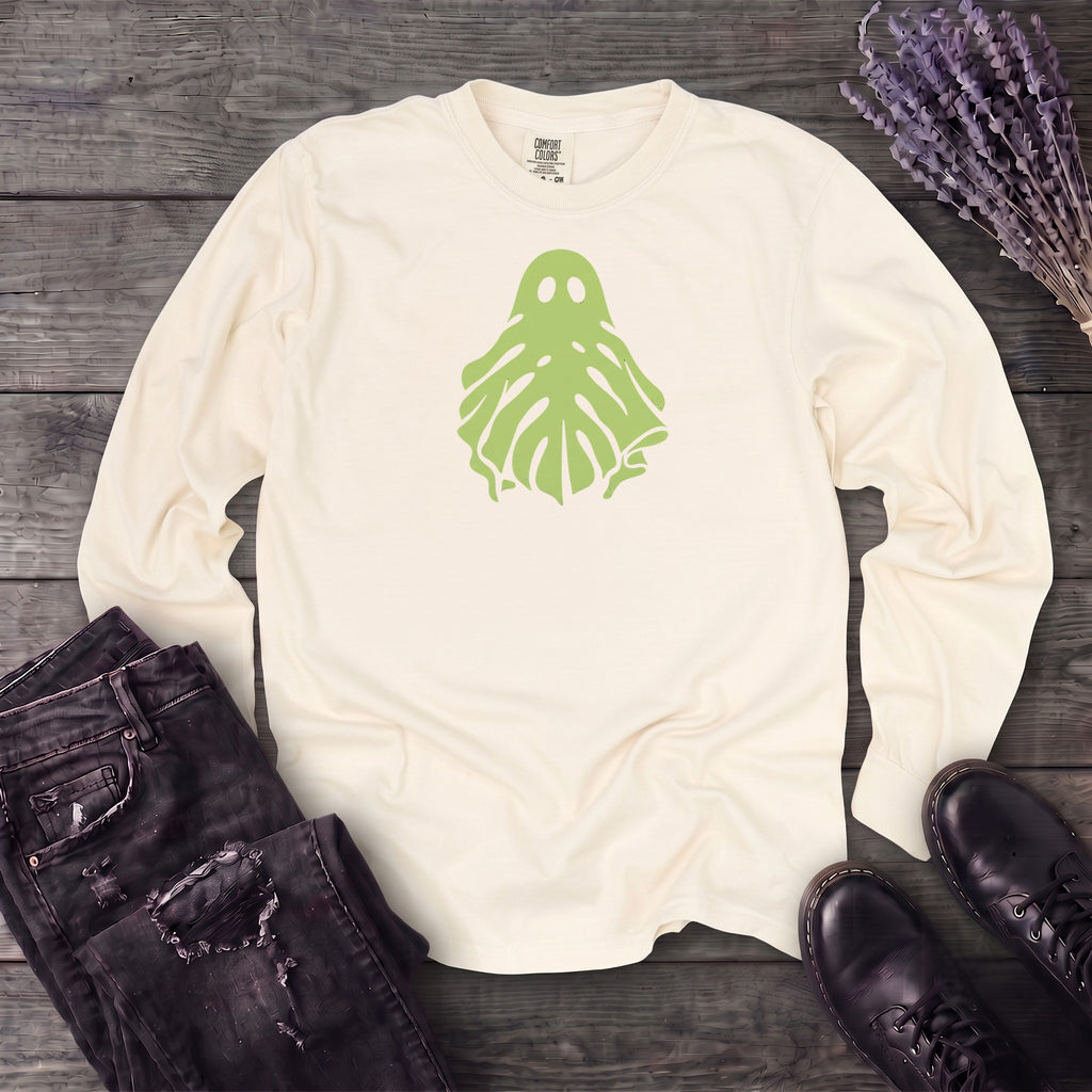 Monstera Ghost Long Sleeve T-Shirt