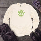Monstera Skull Long Sleeve T-Shirt