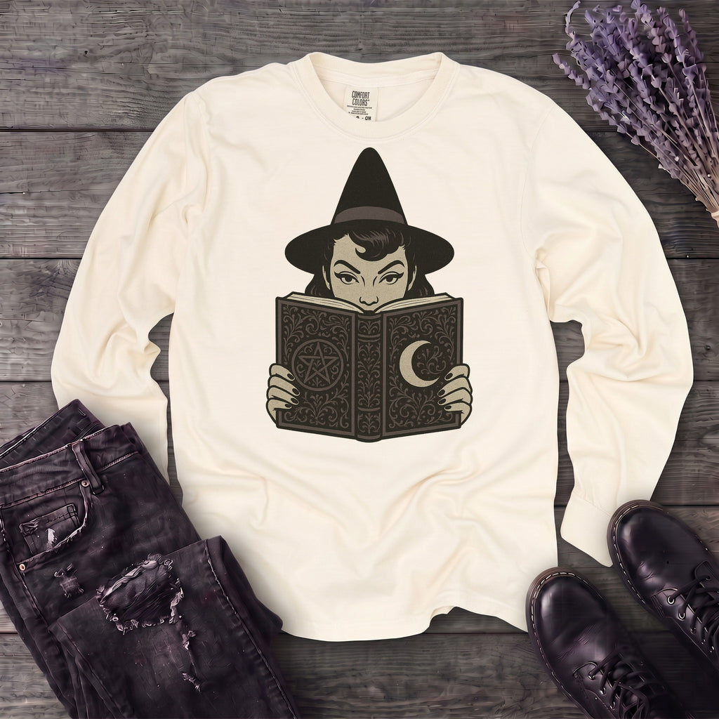 Witch Reading Long Sleeve T-Shirt