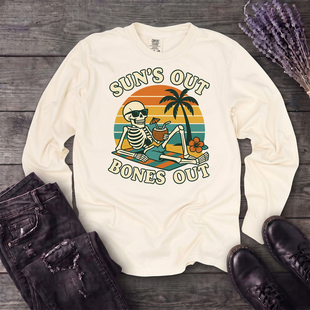 Suns Out Bones Out Long Sleeve T-Shirt