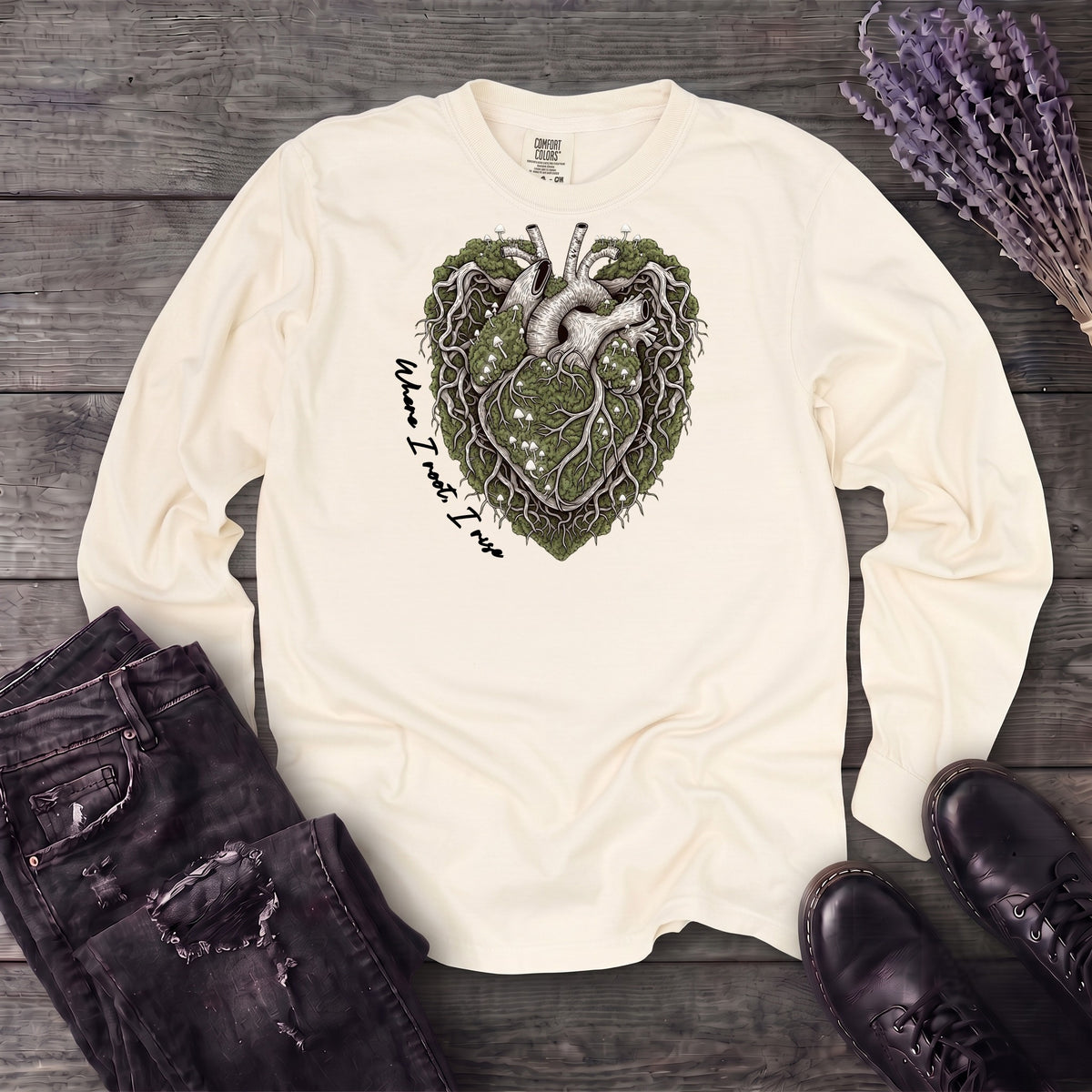 Where I Root I Rise Long Sleeve T-Shirt