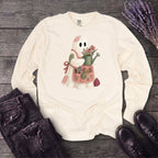 Patchwork Garden Ghost Long Sleeve T-Shirt