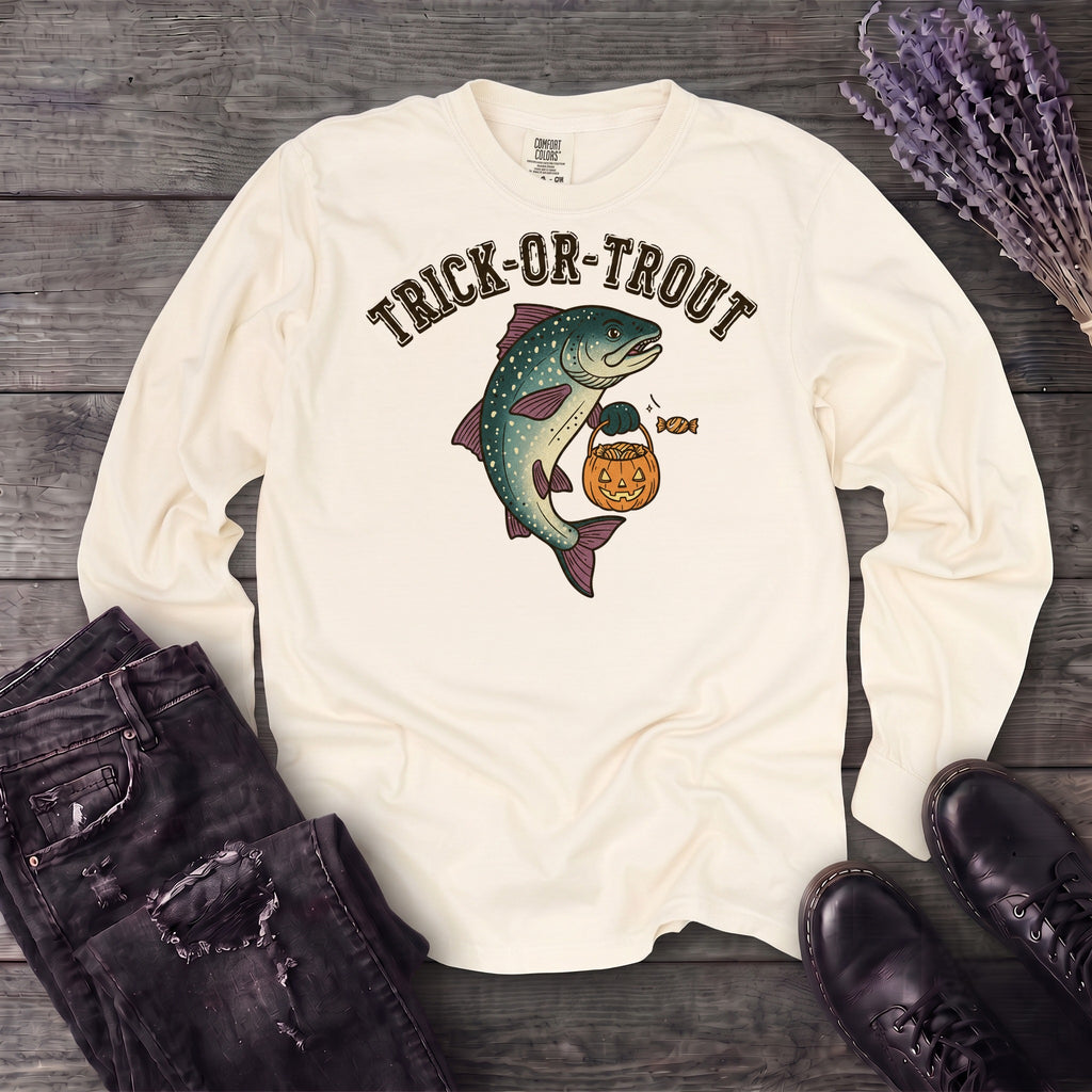 Trick Or Trout Long Sleeve T-Shirt