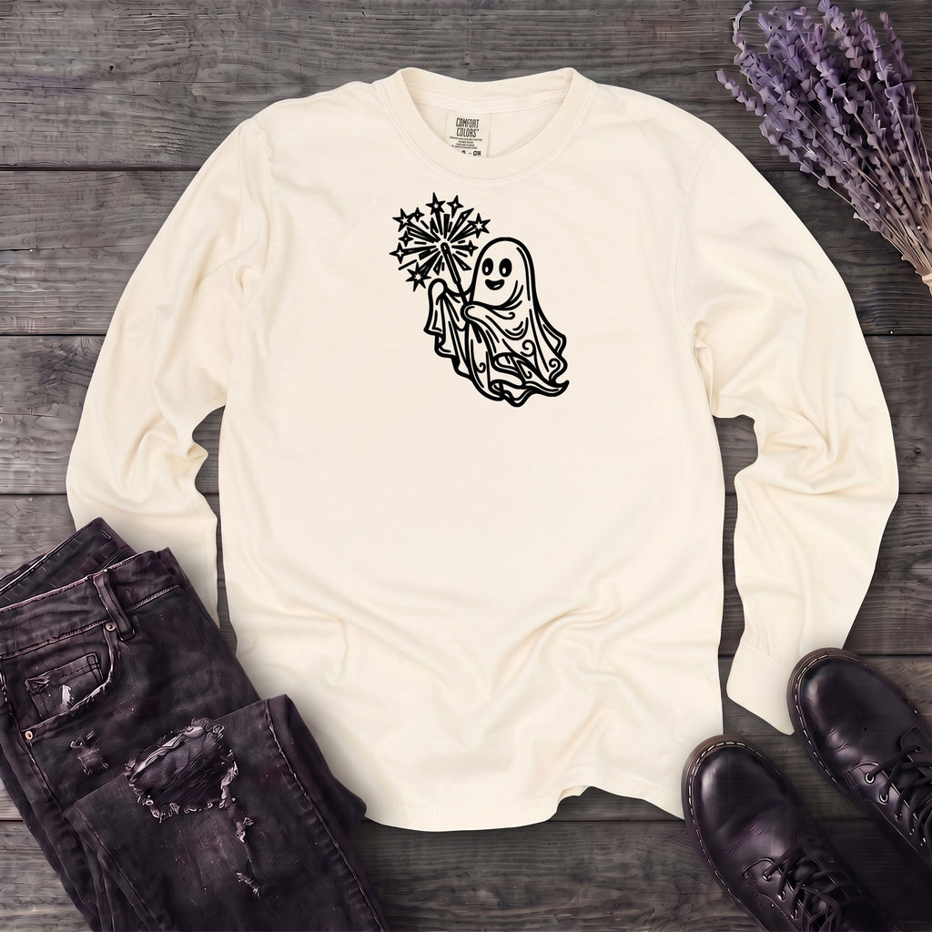 Ghost Sparkler Long Sleeve T-Shirt