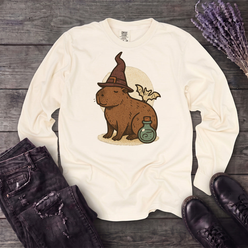 capybarra witch Long Sleeve T-Shirt