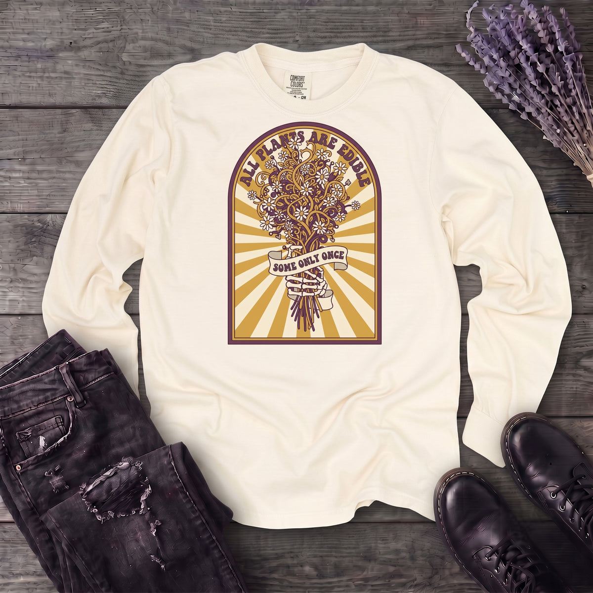 All Plants Are Edible Long Sleeve T-Shirt