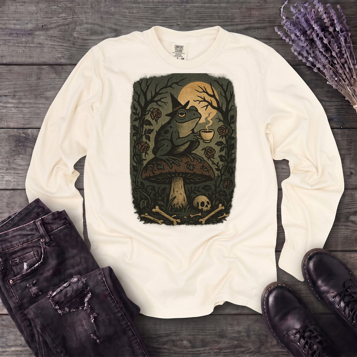Frog Garden Long Sleeve T-Shirt