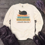 books and cats Long Sleeve T-Shirt