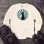 Black Cat Coffee Long Sleeve T-Shirt