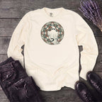 Boho Ghost Mandala Long Sleeve T-Shirt