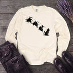 Inkblot Cat Long Sleeve T-Shirt
