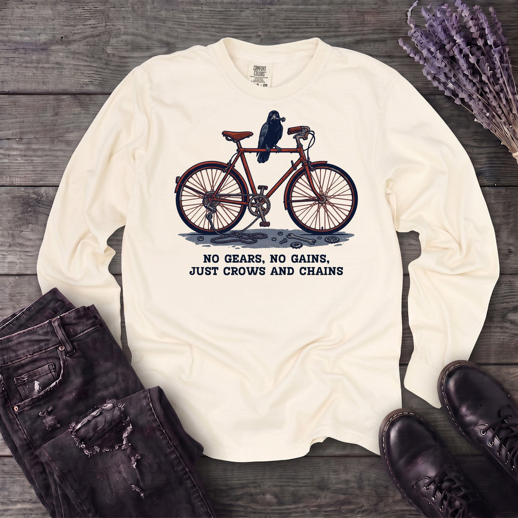 No Gears No Gains Long Sleeve T-Shirt