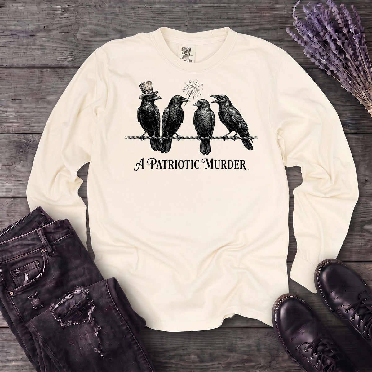 A Patriotic Murder Long Sleeve T-Shirt