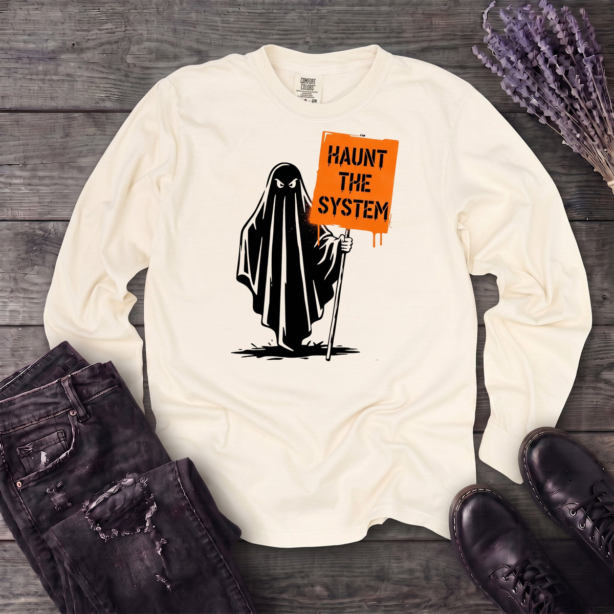Haunt The System Long Sleeve T-Shirt