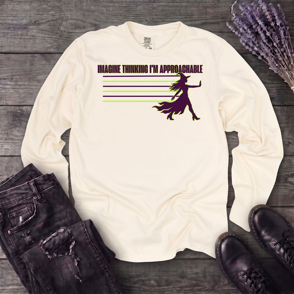 Imagine Thinking I'm Approachable Long Sleeve T-Shirt