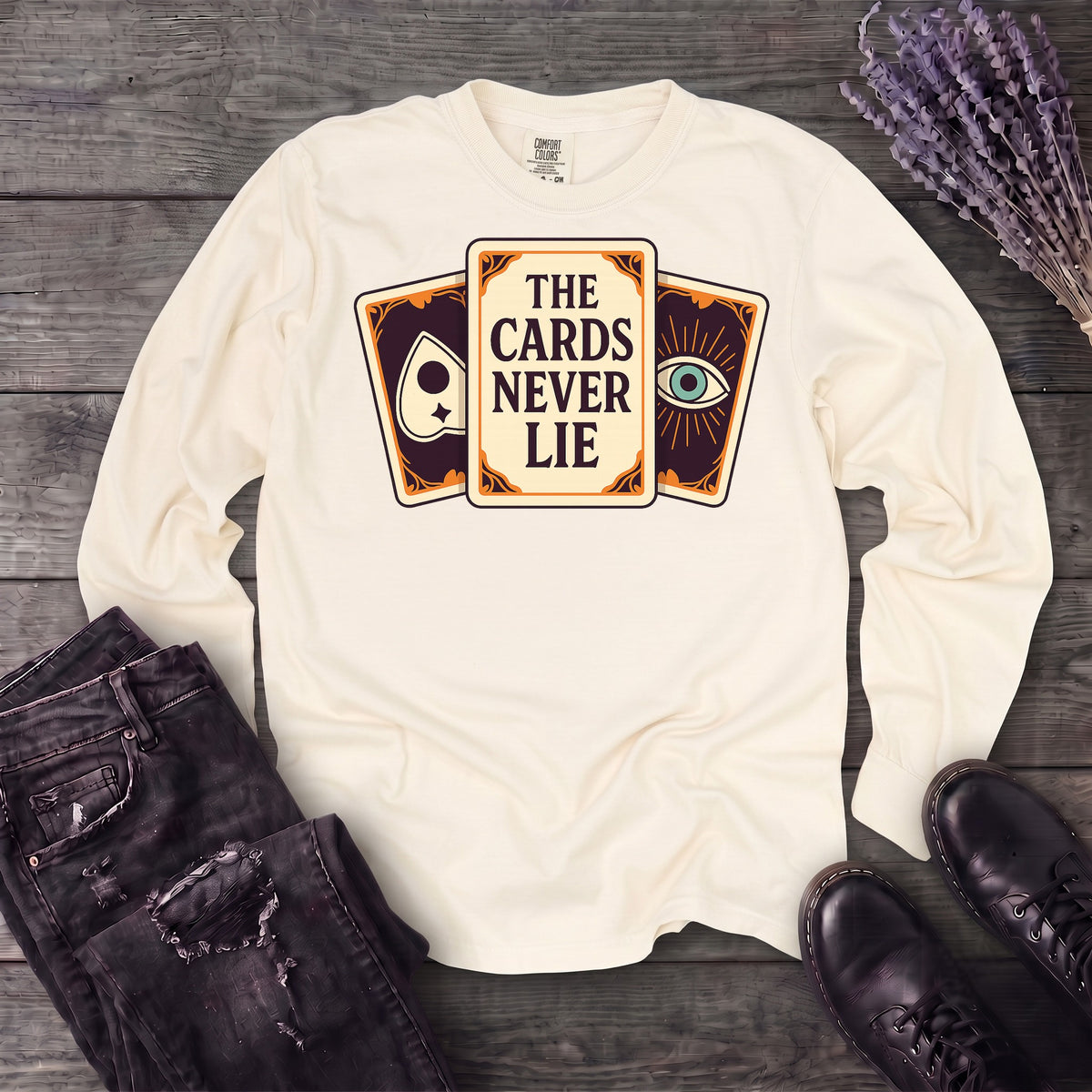 The Cards Never Lie Long Sleeve T-Shirt