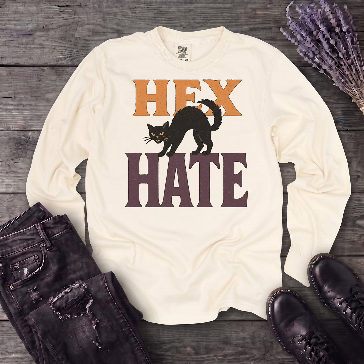 Hex Hate Long Sleeve T-Shirt